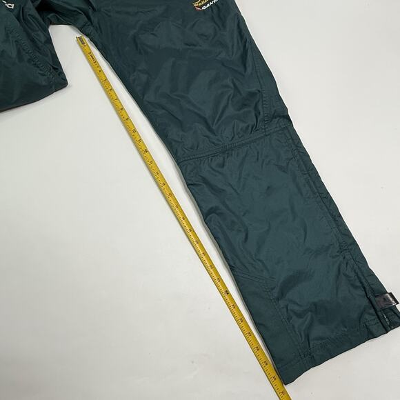 KooGa Australia Wallabies Rugby Track Pants Mens Large Qantas Green/Yellow RARE! - Picture 5 of 15